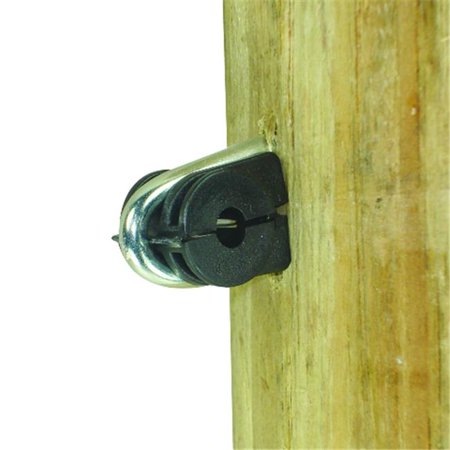 STAPLE ON CLAMP INSULATOR WITH STAPLE (50 PACK)