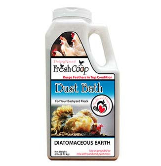 FRESH COOP DUST BATH JUG 2.72KG (6LB)