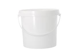 PAIL 5.5L WHITE W. LID