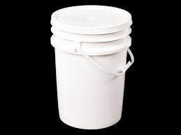 PAIL 20L WHITE W LID 06190454 / 38110117