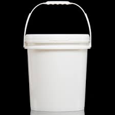 PAIL 11L WHITE W. LID