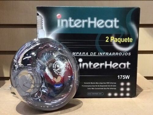 HEAT BULBS 175W WHT-INTERHEAT 2 PACK