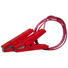 CROCODILE CLIP - DOUBLE RED